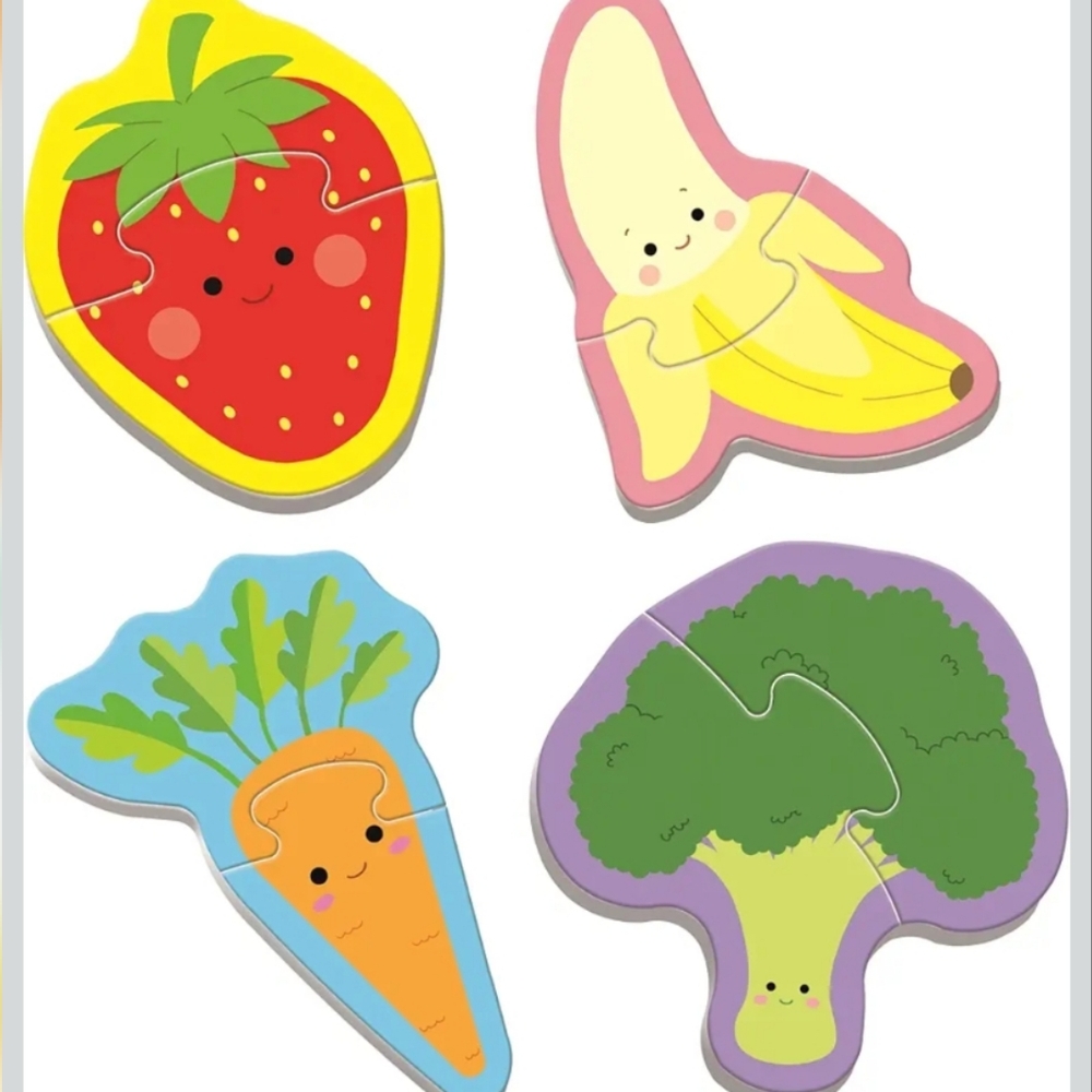 ♻️5/25$♻️Colorful Fruit and Vegetable Puzzle